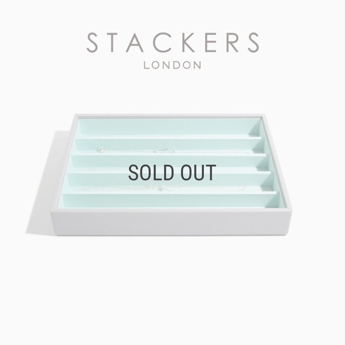 画像1: 【STACKERS】クラシック　ジュエリーケース  5sec ミント グレー DoveGrey＆Mint スタッカーズ (1)