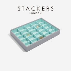 画像2: 【STACKERS】クラシック ジュエリーボックス 　25sec  グレー＆ミント DoveGrey & Mint スタッカーズ ロンドン イギリス (2)