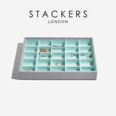 画像11: 【STACKERS】クラシック ジュエリーボックス 　25sec  グレー＆ミント DoveGrey & Mint スタッカーズ ロンドン イギリス (11)