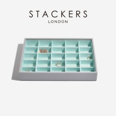 画像1: 【STACKERS】クラシック ジュエリーボックス 　25sec  グレー＆ミント DoveGrey & Mint スタッカーズ ロンドン イギリス (1)