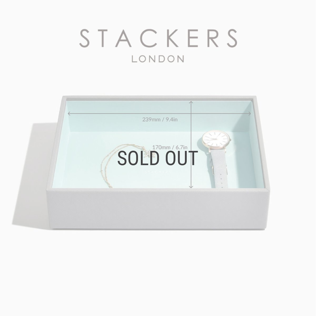 画像11: 【STACKERS】クラシック ジュエリーボックス　Open オープン　グレー ＆ ミント Dove Grey ＆ Mint スタッカーズ ロンドン イギリス (11)