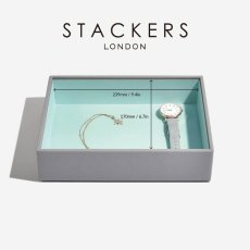 画像11: 【STACKERS】クラシック ジュエリーボックス　Open オープン　グレー ＆ ミント Dove Grey ＆ Mint スタッカーズ ロンドン イギリス (11)
