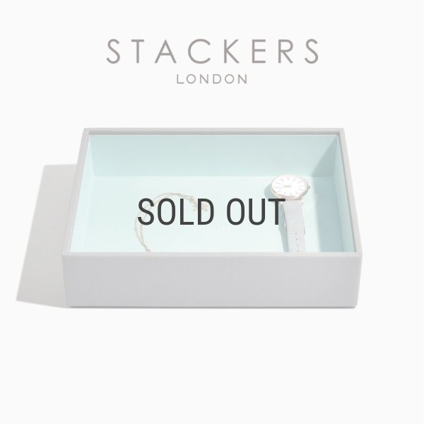 STACKERS】クラシック ジュエリーボックス Open オープン グレー