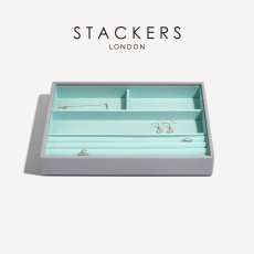 画像6: 【STACKERS】クラシック　ジュエリーボックス 選べる4個セット  4set グレー＆ミント　DoveGrey&Mint (6)