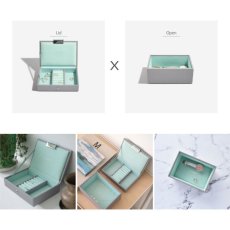 画像7: 【STACKERS】ミニ ジュエリーボックス 2個セット 2set  グレー＆ミント Dove Grey & Mint スタッカーズ (7)