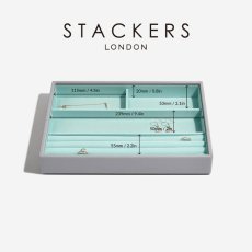 画像11: 【STACKERS】クラシック ジュエリーボックス 4sec グレー＆ミント Dove Grey & Mint スタッカーズ ロンドン イギリス (11)