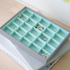 画像12: 【STACKERS】クラシック ジュエリーボックス 　25sec  グレー＆ミント DoveGrey & Mint スタッカーズ ロンドン イギリス (12)