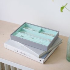 画像12: 【STACKERS】クラシック ジュエリーボックス 4sec グレー＆ミント Dove Grey & Mint スタッカーズ ロンドン イギリス (12)