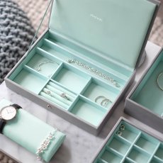 画像13: 【STACKERS】クラシック ジュエリーボックス 　25sec  グレー＆ミント DoveGrey & Mint スタッカーズ ロンドン イギリス (13)