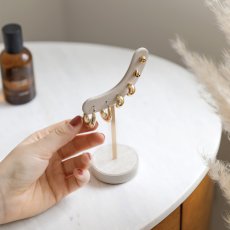 画像10: 【STACKERS】ピアスハンガー　リネン・オートミール　Linen/Oatmeal Earring Hangerスタッカーズ  ロンドンUK (10)