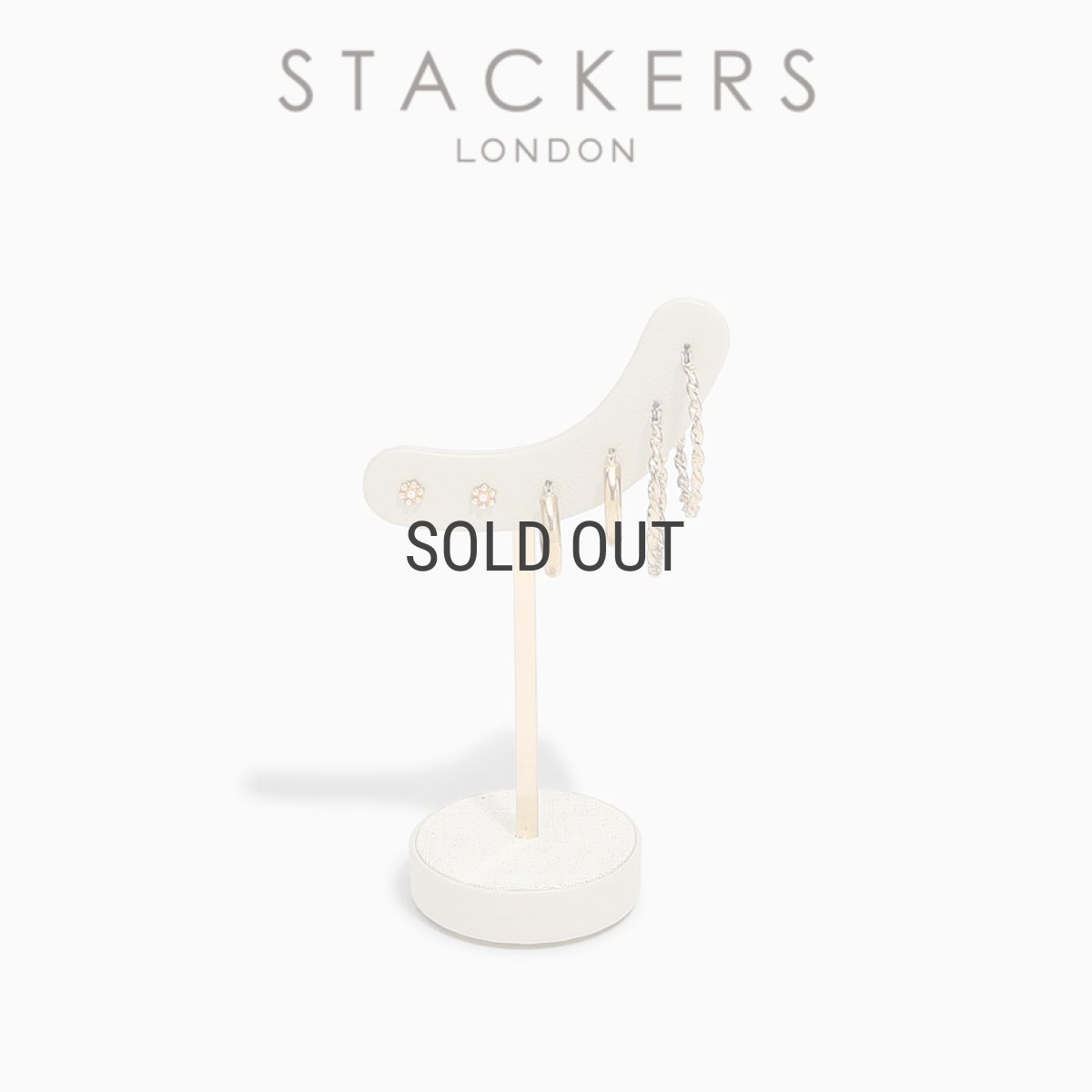 画像1: 【STACKERS】ピアスハンガー　リネン・オートミール　Linen/Oatmeal Earring Hangerスタッカーズ  ロンドンUK (1)