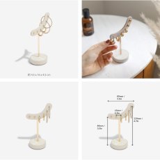画像4: 【STACKERS】ピアスハンガー　リネン・オートミール　Linen/Oatmeal Earring Hangerスタッカーズ  ロンドンUK (4)