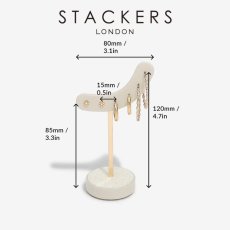 画像9: 【STACKERS】ピアスハンガー　リネン・オートミール　Linen/Oatmeal Earring Hangerスタッカーズ  ロンドンUK (9)