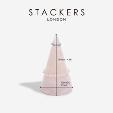 画像7: 【STACKERS】ローズクォーツ  ジュエリーピーク　L  ジュエリースタンド 　Rose Quartz effect Large Jewellery Peak  スタッカーズ ロンドン　UK (7)