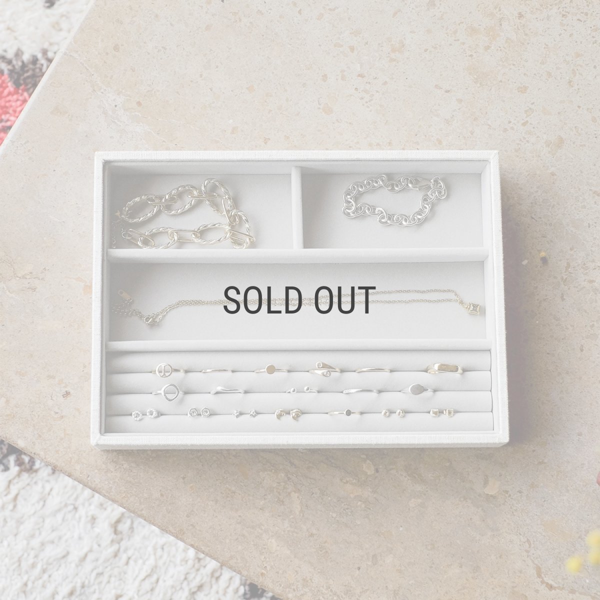 画像11: 【STACKERS】クラシック ジュエリーボックス 4sec リネン・オートミール Linen/Oatmeal スタッカーズ ロンドン イギリス (11)