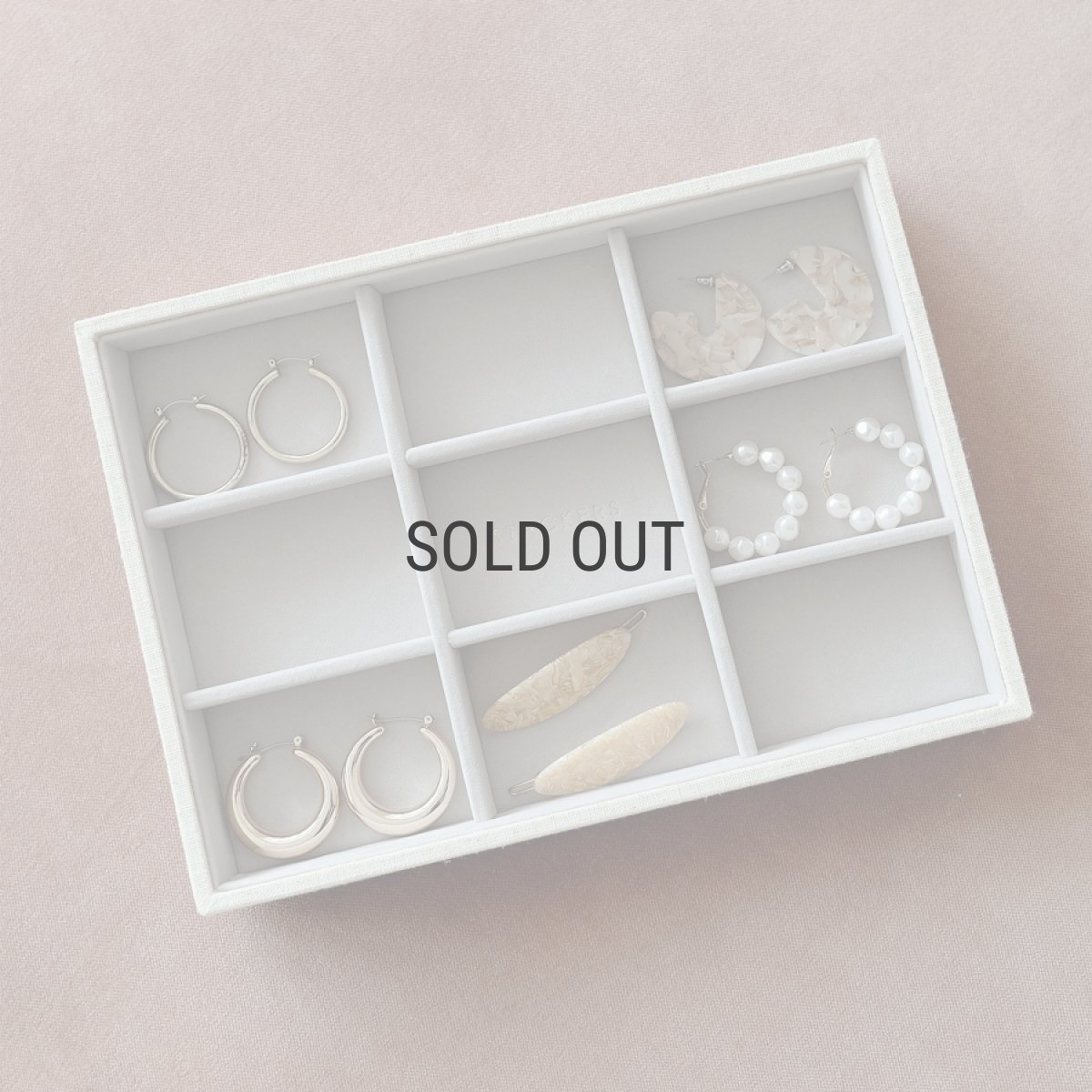 画像11: 【STACKERS】クラシック ジュエリーボックス 9sec リネン・オートミール Linen/Oatmeal スタッカーズ ロンドン イギリス (11)