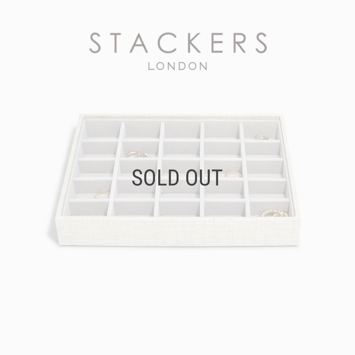 画像14: 【STACKERS】クラシック　ジュエリーボックス 選べる　3個セット  3set リネン・オートミール　Linen/Oatmeal スタッカーズ (14)