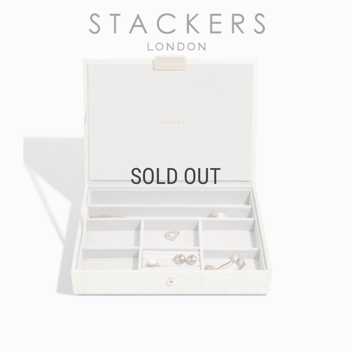 画像13: 【STACKERS】クラシック　ジュエリーボックス 選べる　3個セット  3set リネン・オートミール　Linen/Oatmeal スタッカーズ (13)