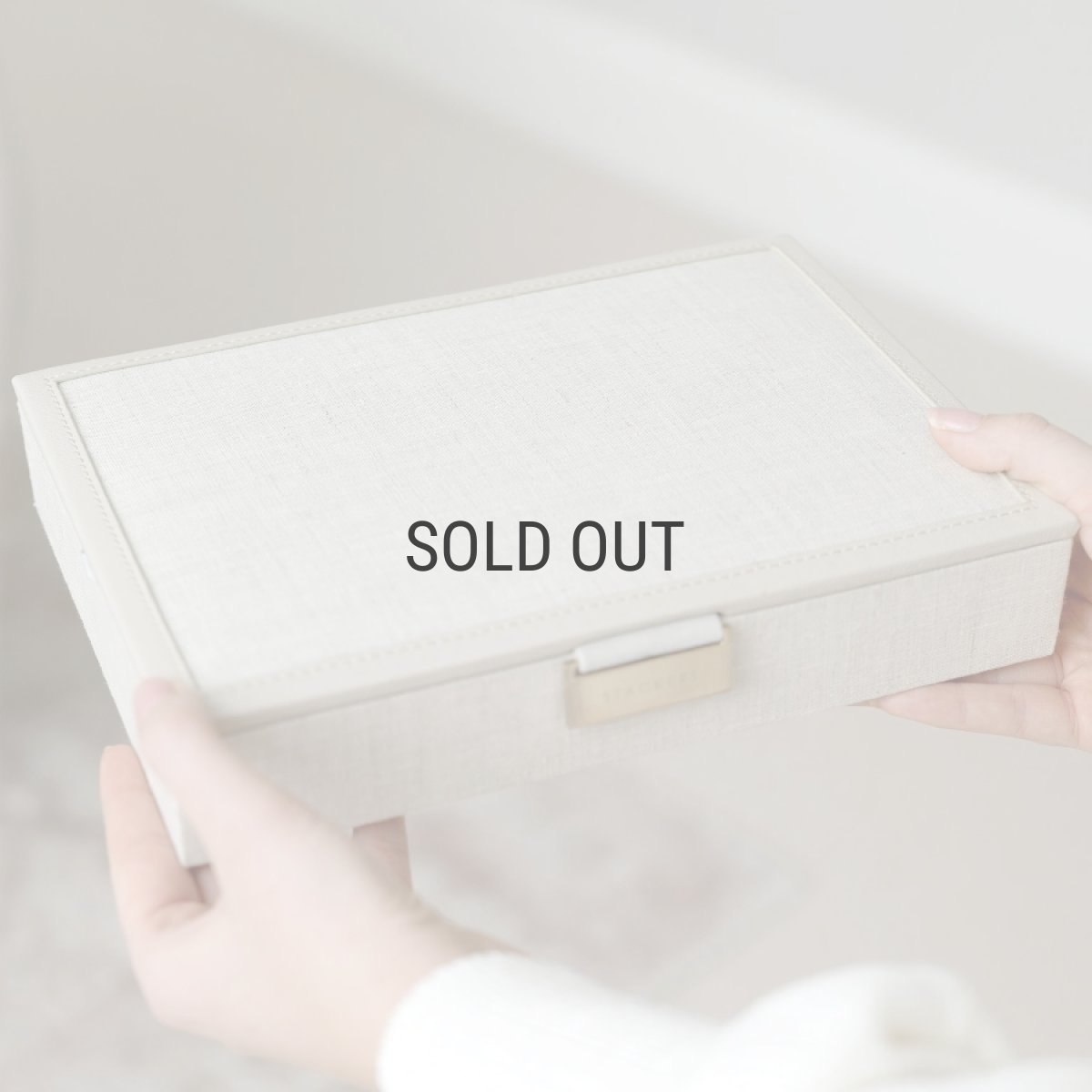 画像13: 【STACKERS】 クラシック ジュエリーボックス Lid リッド レイヤー リネン・オートミール Linen/Oatmeal スタッカーズ ロンドン イギリス (13)