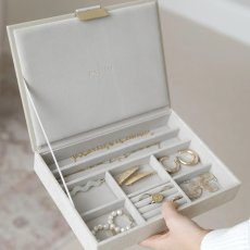 画像12: 【STACKERS】 クラシック ジュエリーボックス Lid レイヤー リネン・オートミール Linen/Oatmeal スタッカーズ ロンドン イギリス (12)