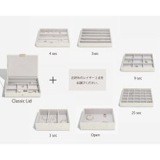 画像4: 【STACKERS】クラシック　ジュエリーボックス 選べる　3個セット  3set リネン・オートミール　Linen/Oatmeal スタッカーズ (4)