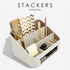 画像8: 【STACKERS】リネン・オートミール　デスク オーガナイザーセット　Linen/Oatmeal　Desk Organiser Set スタッカーズ  ロンドンUK (8)