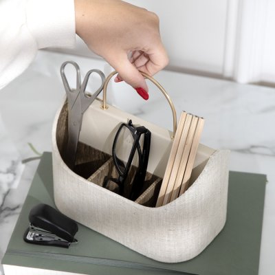 画像2: 【STACKERS】リネン・オートミール　ステーショナリーポット　Linen/Oatmeal　Stationary Pot スタッカーズ  ロンドンUK