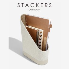 画像8: 【STACKERS】リネン・オートミール　マガジンファイル　Linen/Oatmeal Magazine Fileスタッカーズ  ロンドンUK (8)