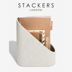 画像9: 【STACKERS】リネン・オートミール　マガジンファイル　Linen/Oatmeal Magazine Fileスタッカーズ  ロンドンUK (9)