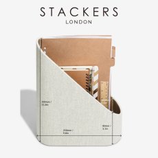画像11: 【STACKERS】リネン・オートミール　マガジンファイル　Linen/Oatmeal Magazine Fileスタッカーズ  ロンドンUK (11)