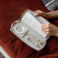 画像14: 【STACKERS】ジュエリーロール Jewellery Roll リネン・オートミール Linen/Oatmeal  スタッカーズ (14)