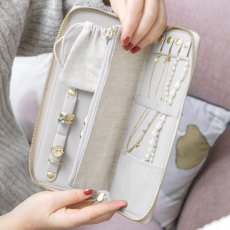 画像15: 【STACKERS】ジュエリーロール Jewellery Roll リネン・オートミール Linen/Oatmeal  スタッカーズ (15)