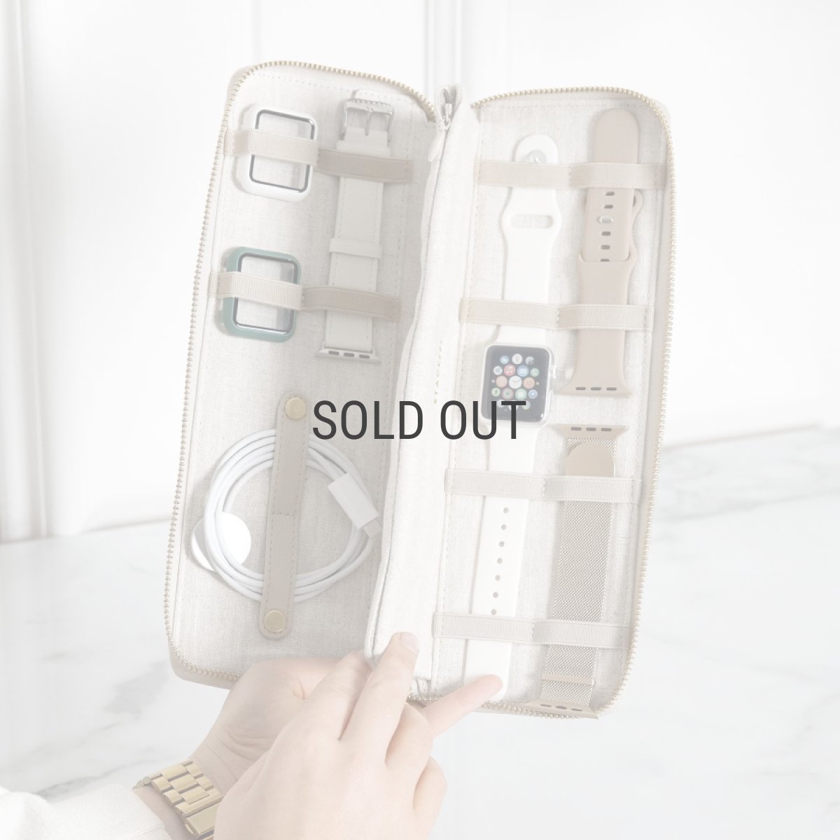 画像12: 【STACKERS】スマートウォッチ オーガナイザー  リネン・オートミール　Smart Watch Organiser  Linen/Oatmeal  スタッカーズ 　イギリス　ロンドン (12)