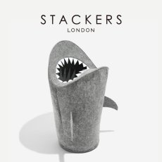 画像2: 【STACKERS】収納バスケット マーク シャーク Mark Shark Little Stackers リトルスタッカーズ Laundry Storage Basket 　スタッカーズ (2)