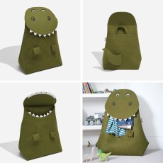 画像7: 【STACKERS】収納バスケット テリー Tレックス  Terry T-Rex  Little Stackers リトルスタッカーズ Laundry Storage Basket  スタッカーズ (7)