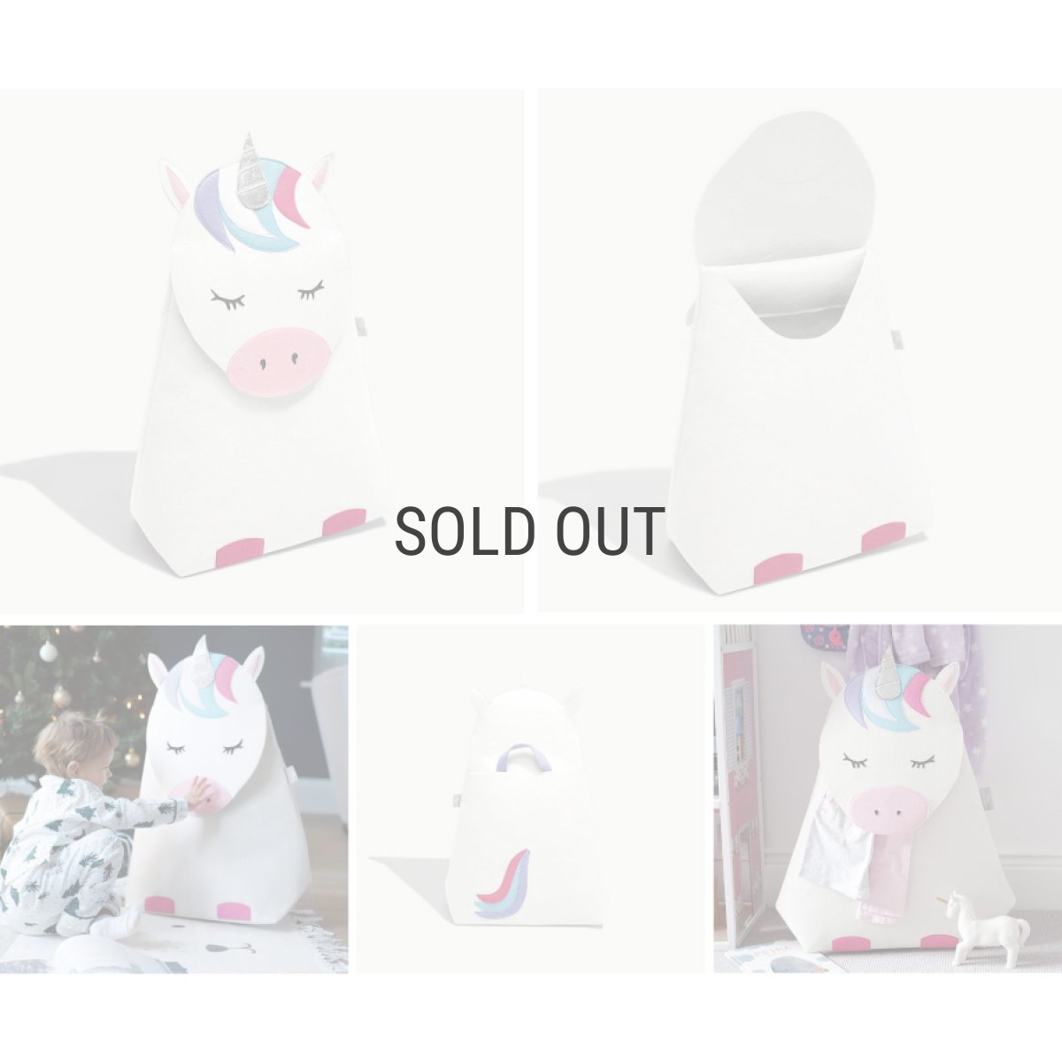 画像7: 【STACKERS】収納バスケット ユニコーン Lola Unicorn　Little Stackers リトルスタッカーズ Laundry Storage Basket 　スタッカーズ (7)