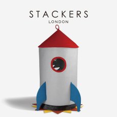画像1: 【STACKERS】収納バスケット ロケット Rocket  Little Stackers リトルスタッカーズ Laundry Storage Basket スタッカーズ (1)