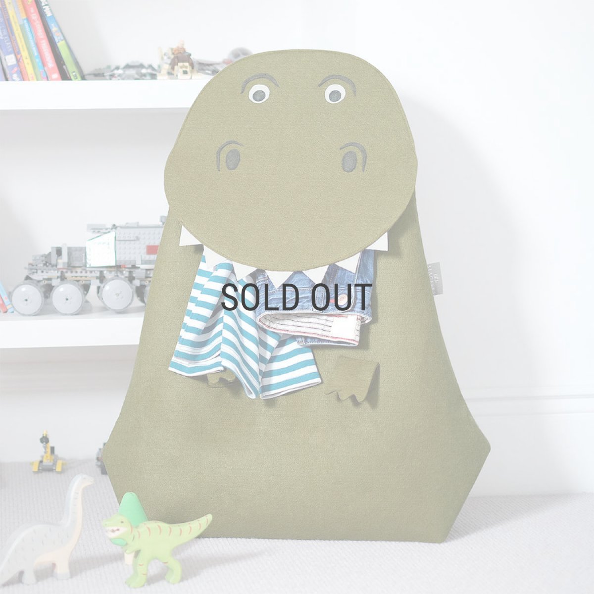 画像11: 【STACKERS】収納バスケット テリー Tレックス  Terry T-Rex  Little Stackers リトルスタッカーズ Laundry Storage Basket  スタッカーズ (11)