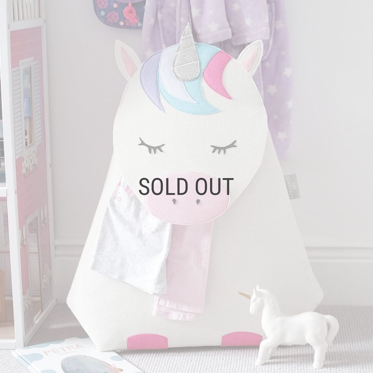 画像12: 【STACKERS】収納バスケット ユニコーン Lola Unicorn　Little Stackers リトルスタッカーズ Laundry Storage Basket 　スタッカーズ (12)