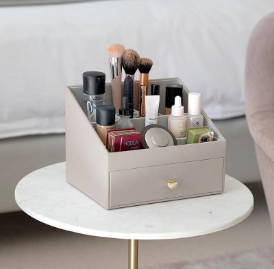 画像1: 【STACKERS】Classic Nail Polish Drawer　クラシック ネイルケア ドロワー　コスメ　トープ グレージュ Taupe Greige　ドロワー　引き出し　スタッカーズ