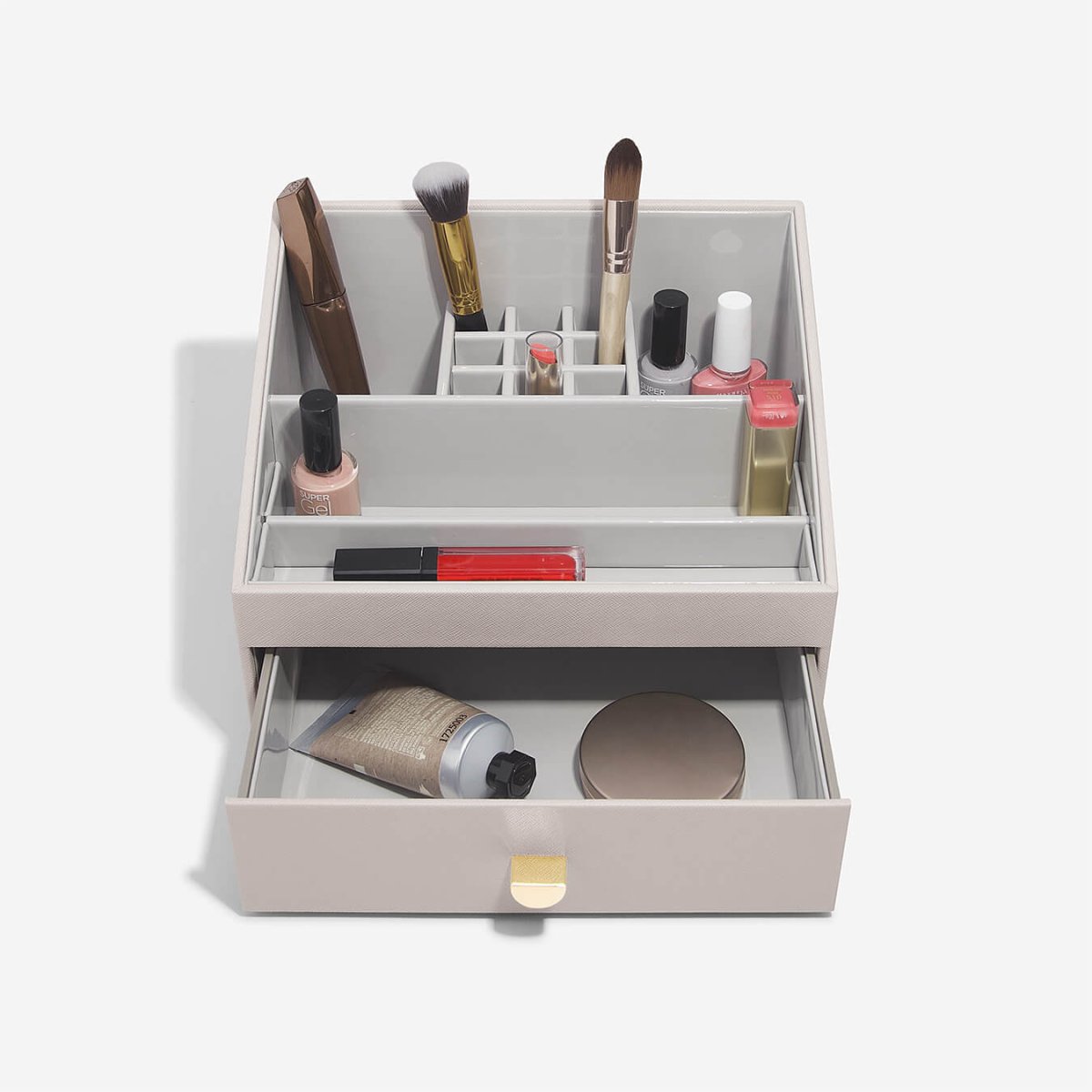 画像4: 【STACKERS】メイクアップ　オーガナイザー  クラシック　トープ　グレージュ　Taupe 引き出し　スタッカーズ (4)