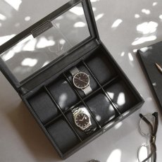 画像9: 【STACKERS】メンズ  腕時計　８ピース　ウォッチ ボックス 8 Piece Watch Box 　スムースブラック Smooth Black  スタッカーズ (9)