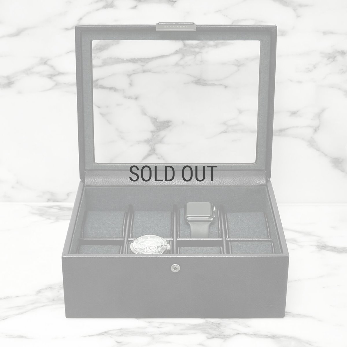 画像11: 【STACKERS】メンズ  腕時計　８ピース　ウォッチ ボックス 8 Piece Watch Box 　スムースブラック Smooth Black  スタッカーズ (11)