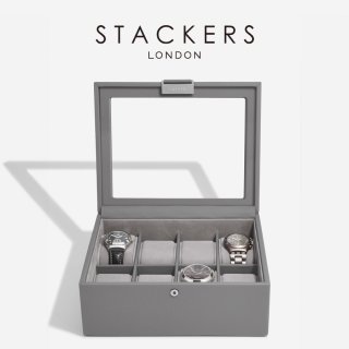 サービスマンビッグボックス STACKERS】メンズ ラージ ジップ ウォッチ ボックス Men's Large