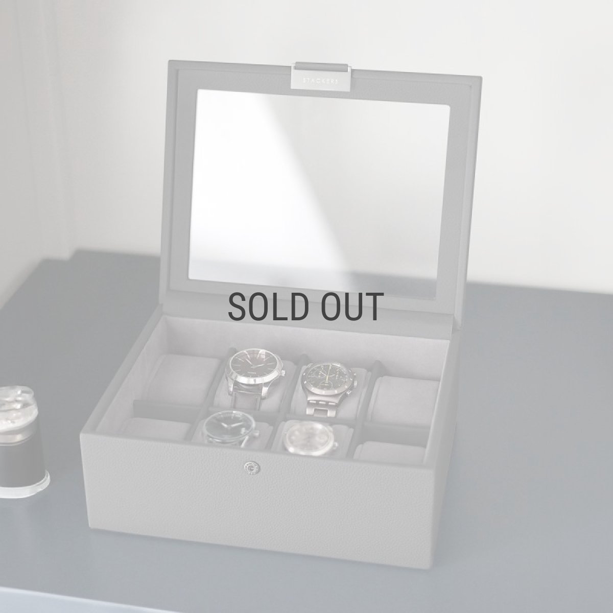 画像10: 【STACKERS】メンズ  腕時計　８ピース　ウォッチ ボックス 8 Piece Watch Box 　スレートグレー SlateGrey  スタッカーズ　イギリス　ロンドン (10)
