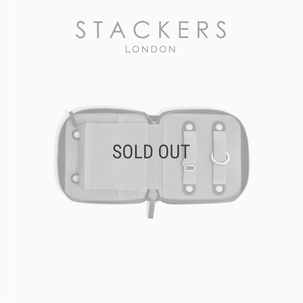 画像1: 【STACKERS】コンパクトジュエリーロール 　メンズ　 ブラック Black 　Men’s  Compact Jewellery Roll　スタッカーズ 　ロンドン (1)