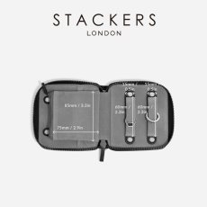 画像11: 【STACKERS】コンパクトジュエリーロール 　メンズ　 ブラック Black 　Men’s  Compact Jewellery Roll　スタッカーズ 　ロンドン (11)