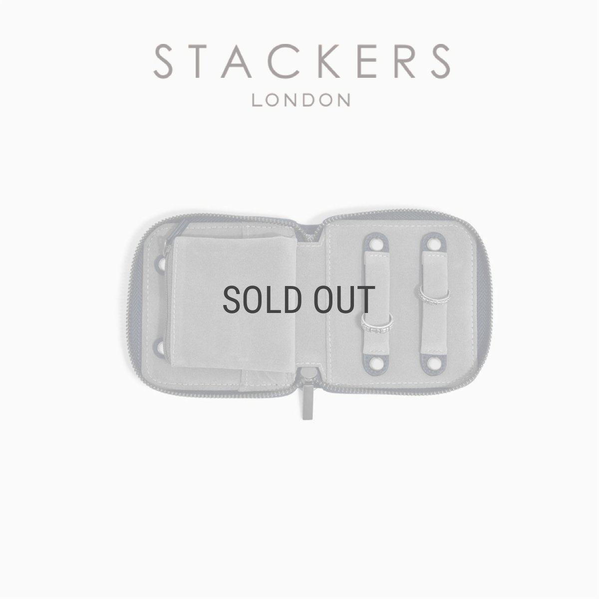 画像1: 【STACKERS】コンパクトジュエリーロール 　メンズ　  ネイビーペブル　Navy Pebble　Men’s  Compact Jewellery Roll　スタッカーズ 　ロンドン (1)