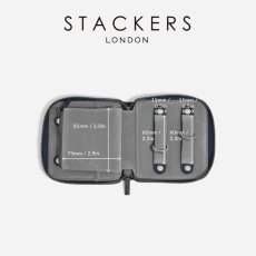 画像10: 【STACKERS】コンパクトジュエリーロール 　メンズ　  ネイビーペブル　Navy Pebble　Men’s  Compact Jewellery Roll　スタッカーズ 　ロンドン (10)