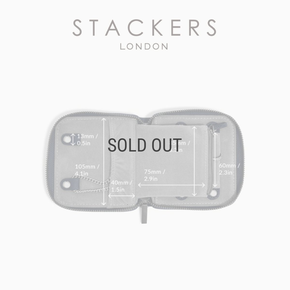 画像11: 【STACKERS】コンパクトジュエリーロール 　メンズ　  ネイビーペブル　Navy Pebble　Men’s  Compact Jewellery Roll　スタッカーズ 　ロンドン (11)